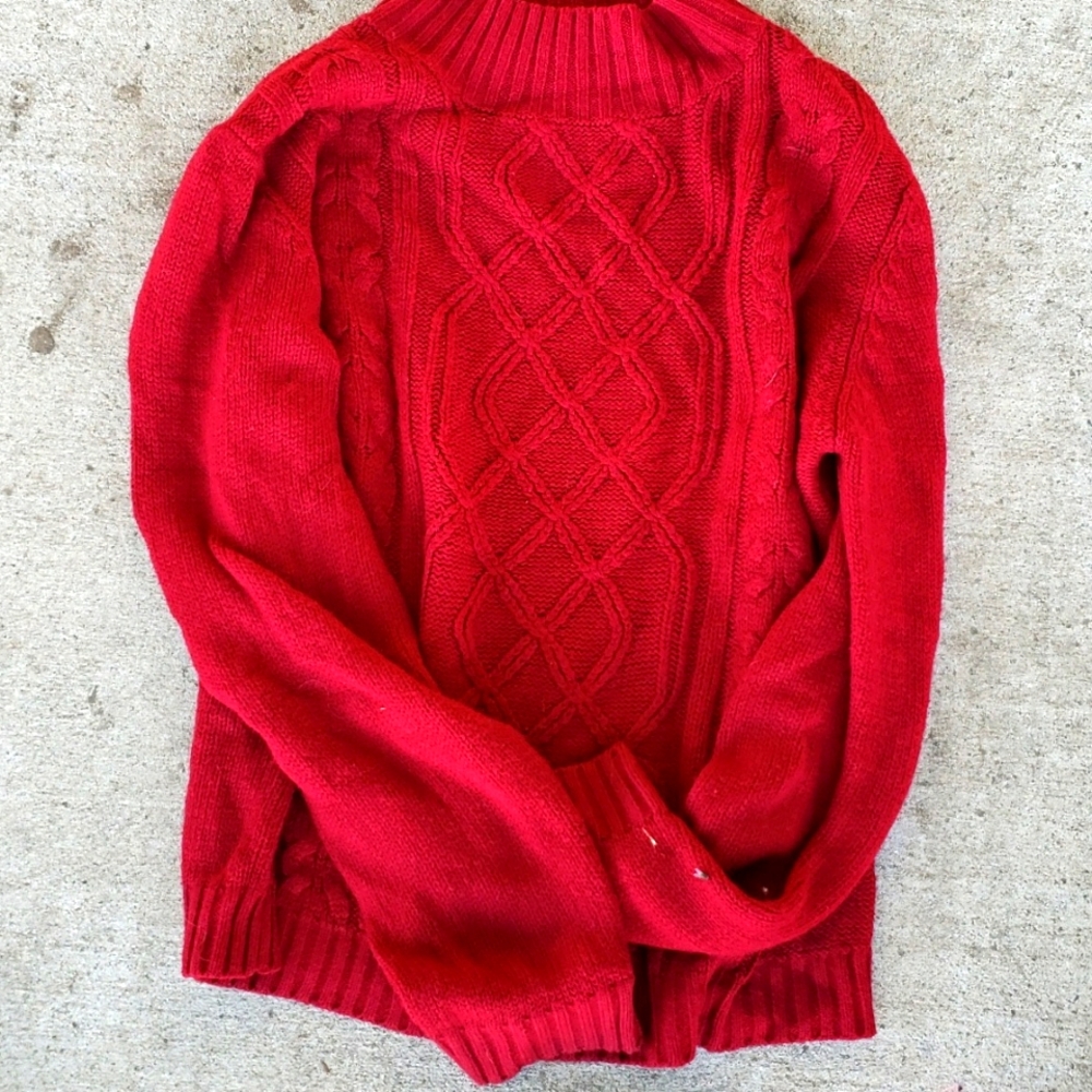 Red sweater